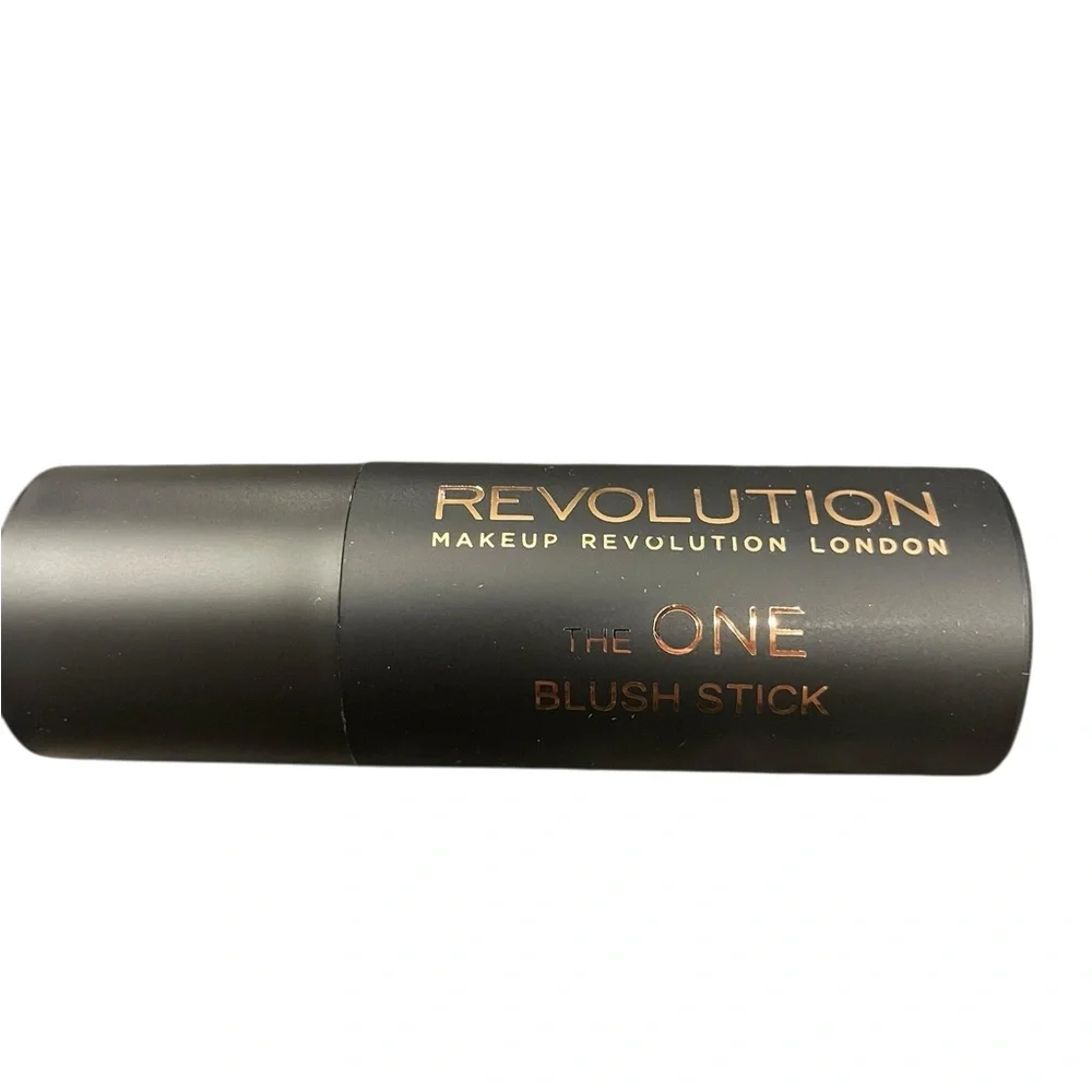 Revolution The One Blush Stick In Matte Rush NEW Red Orange Cheeks Lips Vibrant‎